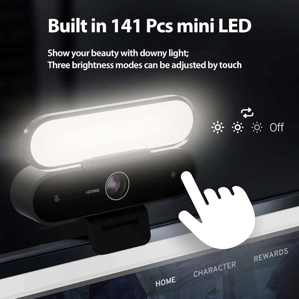 USB Webcam Full HD 1080P with Microphone - Picture 7 of 9